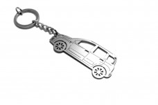 Keychain Fiat Panda III 2011-2024 - (type STEEL)